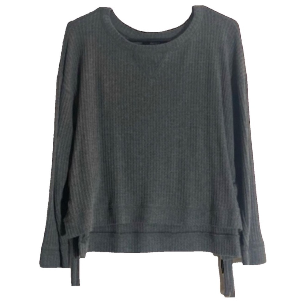 🔵 5 for $25 FOREVER 21 Cropped Long Sleeve Top With Tie Up Sides